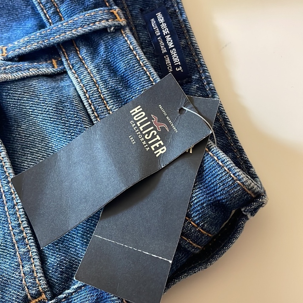 Hollister mom shorts High-rise 3” hollister‎ vintage stretch size 28 NWT - Picture 8 of 11